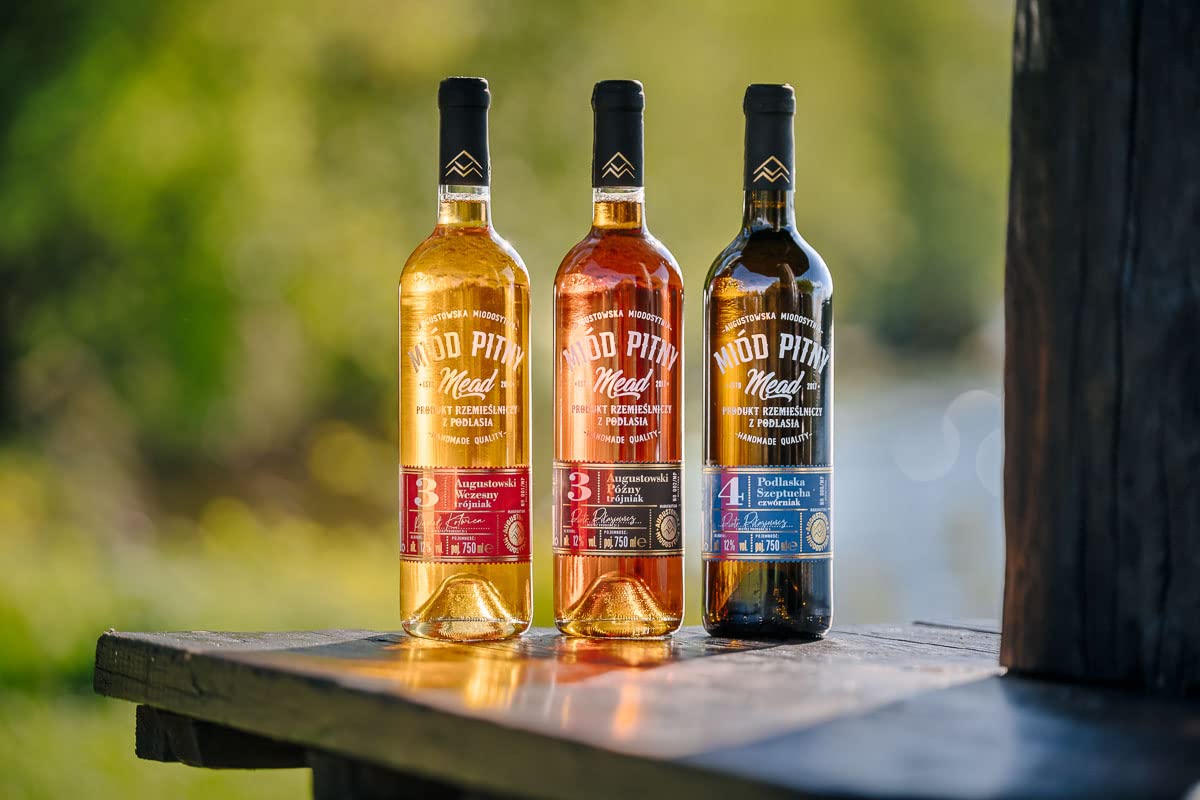Honigwein Met 0,75 L | 12 vol.%| aus Polen Metwein Honey Mead Honig Wein halbsüß