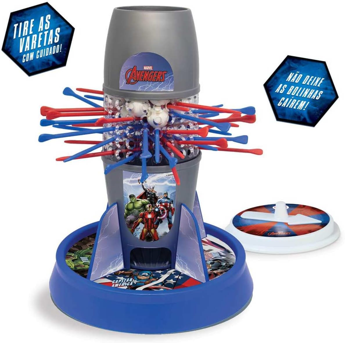 Jogo Tira Varetas - Avengers