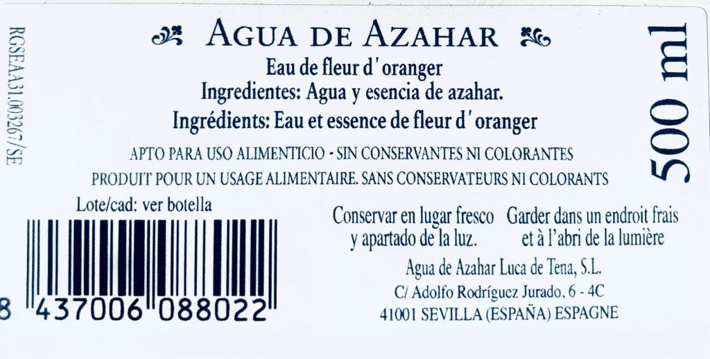 Agua de Azahar Luca de Tena La Giralda (500ml)