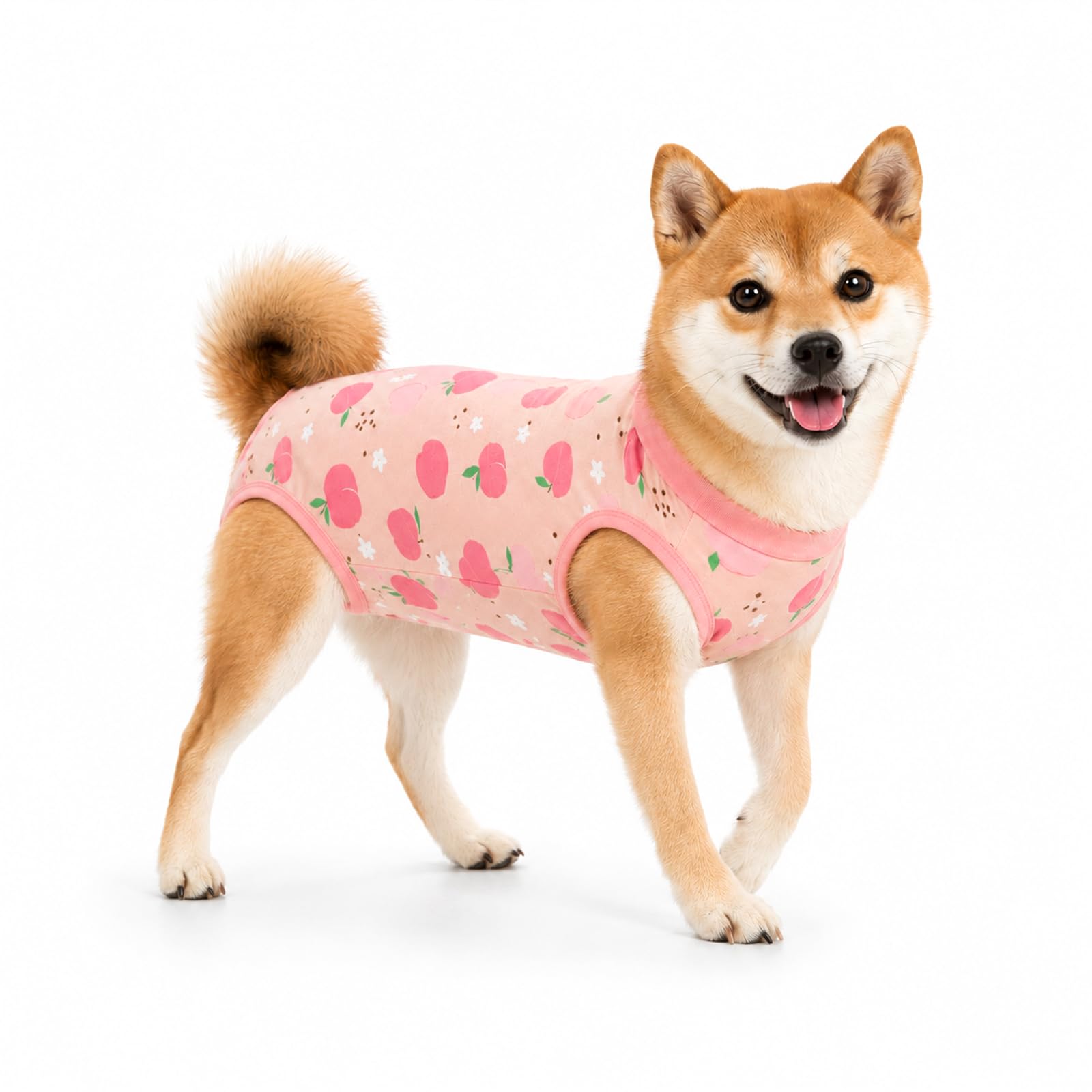 Dog Surgery Recovery Suit For Post-Surgery Anti-Licking Protection - Soft Breathable Sleeveless Onesie To Cone For Male And Female Dogs, Easy On-Off Design With Hook-and-Loop Fasteners