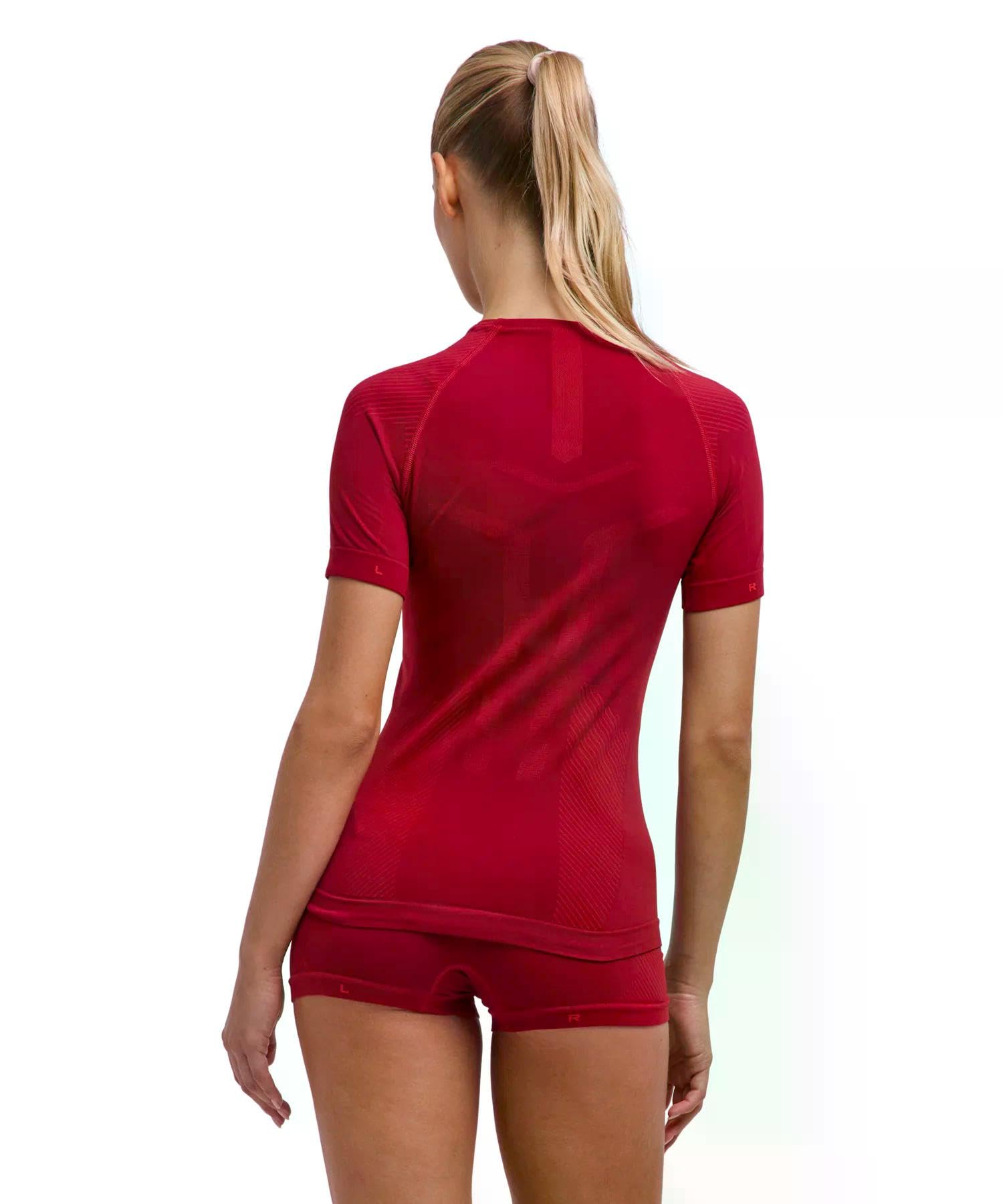 FALKE Damen Warm Round Neck Funktionsshirt Kurzarmshirt Funktionswäsche – Ansicht 2