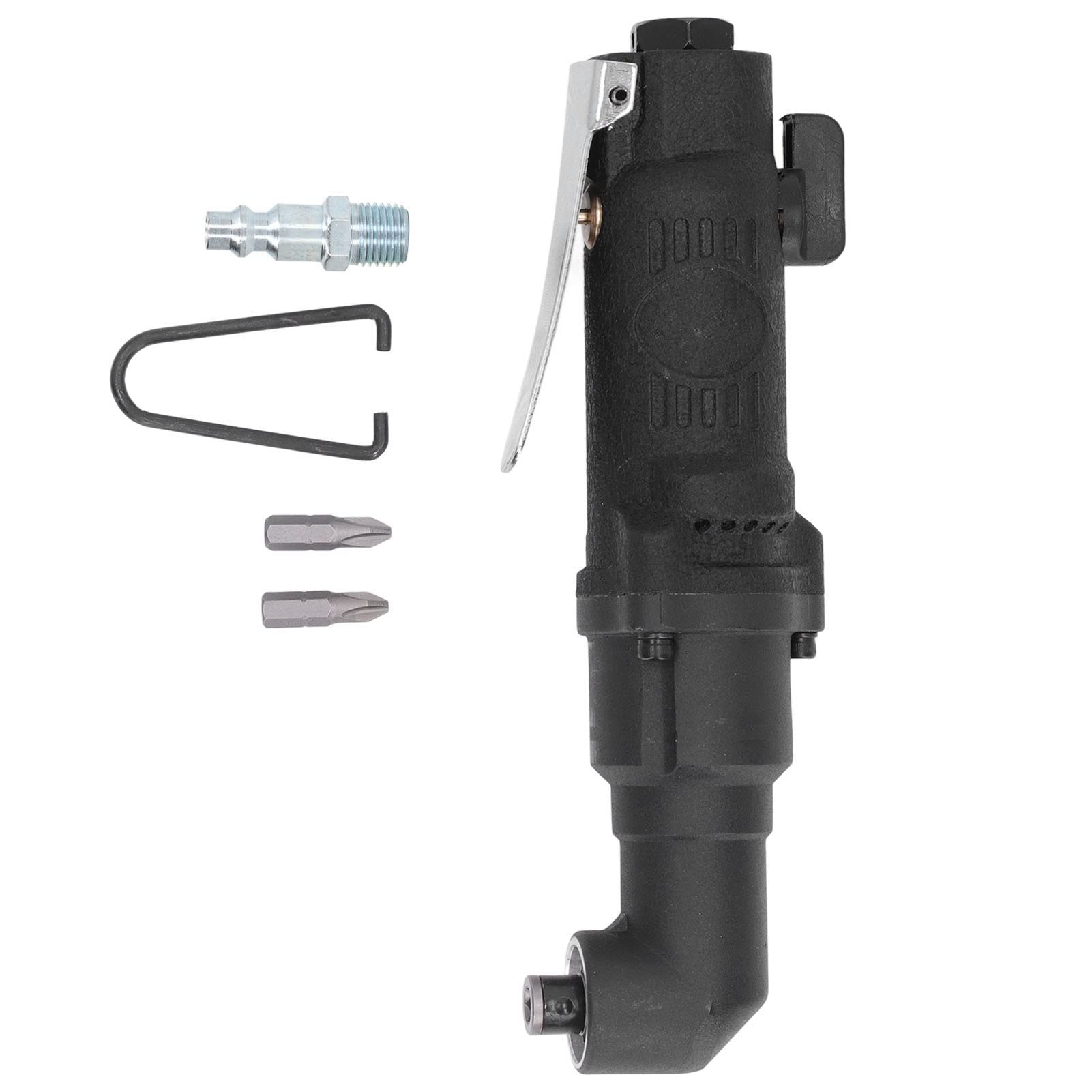 Fafeicy Fafeicy Cacciavite Pneumatico Reversibile da 90 Gradi, Struttura in Acciaio Legato, Coppia Elevata e Bassa rumorosità, Ideale per Assemblaggio e Riparazione di Mobili (Stile