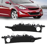 Vista 2 de CROSSDESIGN Juego de 2 soportes de parachoques delantero izquierdo y lado derecho compatible con Hyundai Elantra Value Edition 2016/Hyundai Elantra