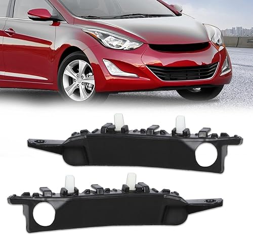 Miniatura 9 de G-PLUS 1 par de soportes de parachoques delantero izquierdo y derecho compatibles con Elantra 2011-2016 (submodelo GL, GLS, L, Limited) 865143X000,