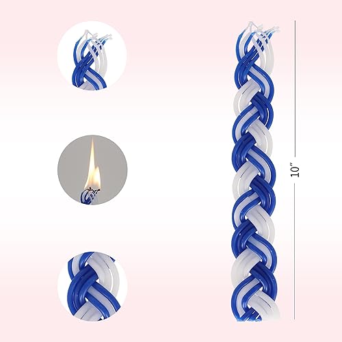 Miniatura 3 de Havdalah Vela 100% Kosher (Elegante Delgada Colorida)