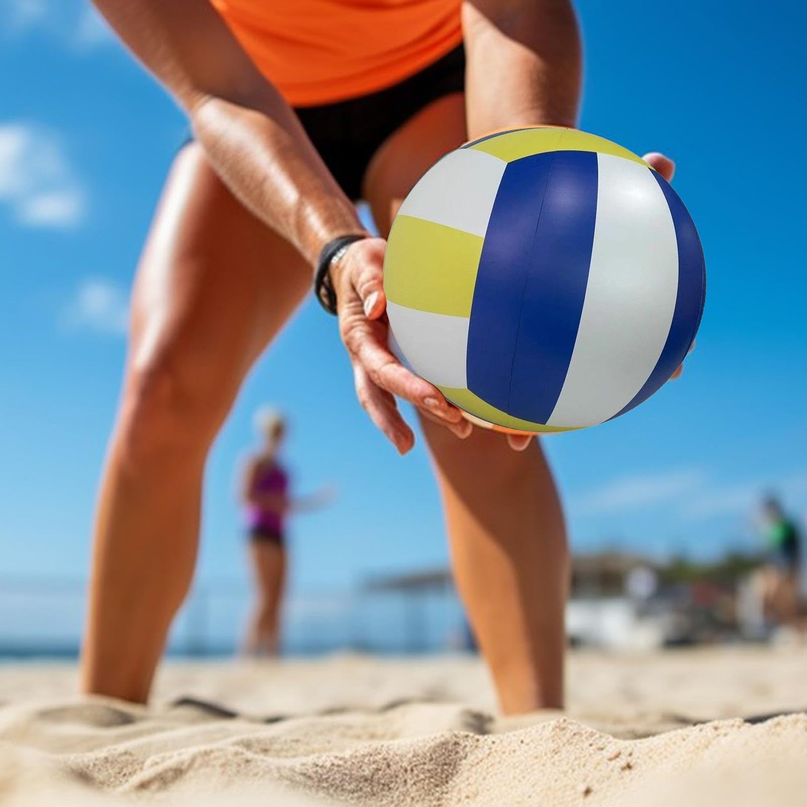 Ballon de Plage Gonflable Jouet Sportif PVC Épais Déco D'Événement Loisirs Aquatiques Adapté Aux Réunions Familiales Piscine, Diamètre 80 Cm