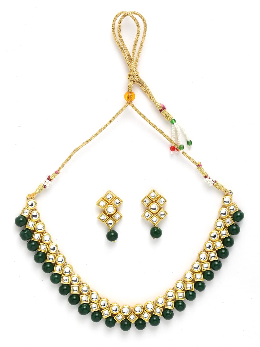 M.D KARAT ART Traditional 22 K GoldPlated Kundan Necklace for Women (B0CRKLT3PW) Amazon Price History, Amazon Price Tracker