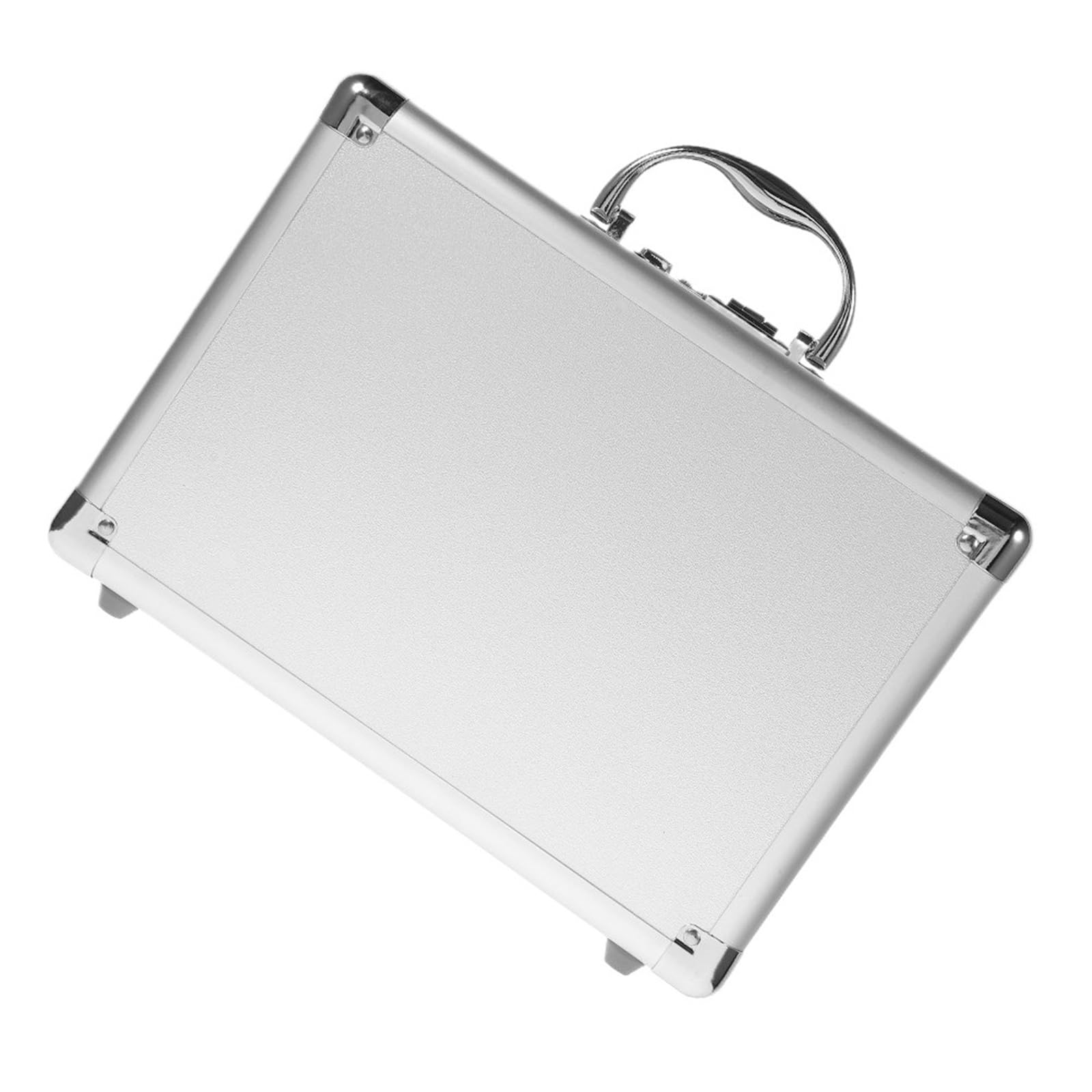 Aktenkoffer Aluminium Tragbarer Werkzeugkoffer aus Aluminiumlegierung, harte Aktentasche for Outdoor-Wandern, Camping, Angeln, mit Passwortgriff, multifunktional