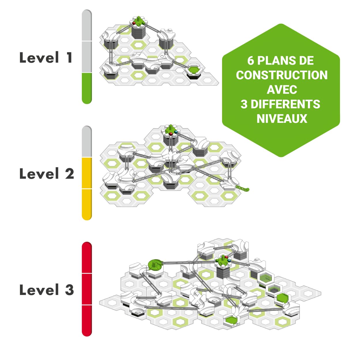 Ravensburger GraviTrax Starter Set – Circuit de Billes 101 Pièces avec Trampoline et Spirale – Jeu de Construction STEM – Piste à Billes Créative et Évolutive – Dès 8 Ans – Version Française