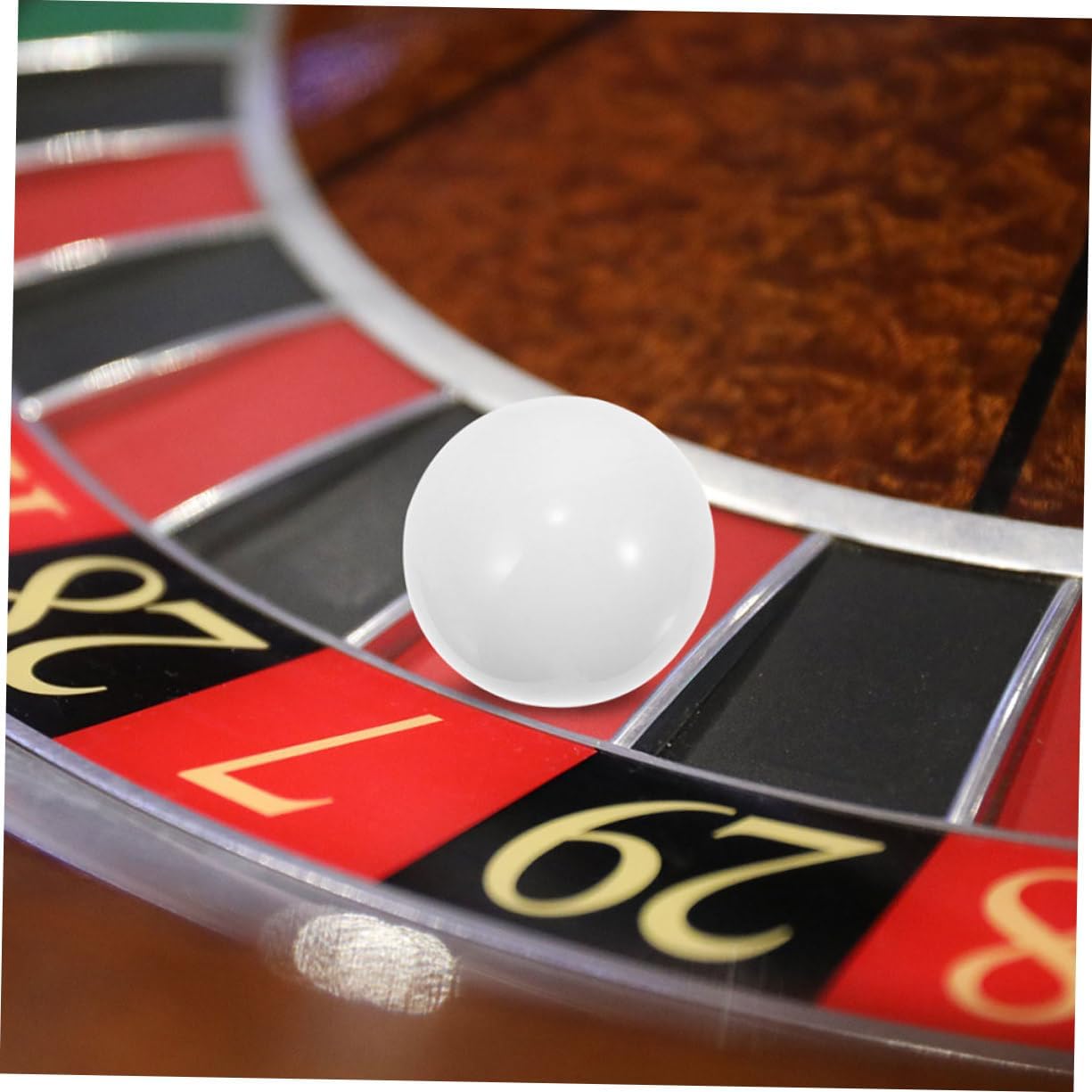 Abaodam 12pcs Roulette Wheel Beads Replacement for Roulette Games Festival Party Table Game Use