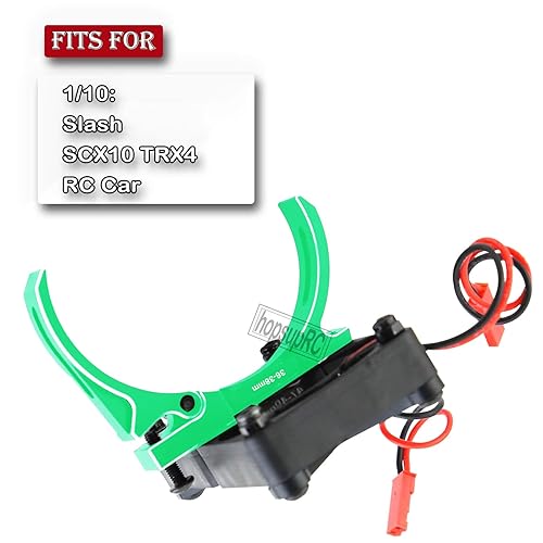 Miniatura 2 de hopsupRC Ventilador de refrigeración de motor 3660 540 550 con montaje ajustable de 1.417-1.496 in, parte para 110 Slash Arrma SCX10 TRX4,