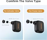 AIRBANK Mini pompe à vélo Pocket SE, pompe à air électrique pour vélo de route, gonfleur de pneu de vélo pour valve Schrader et Presta avec batterie rechargeable 100 PSI - 4