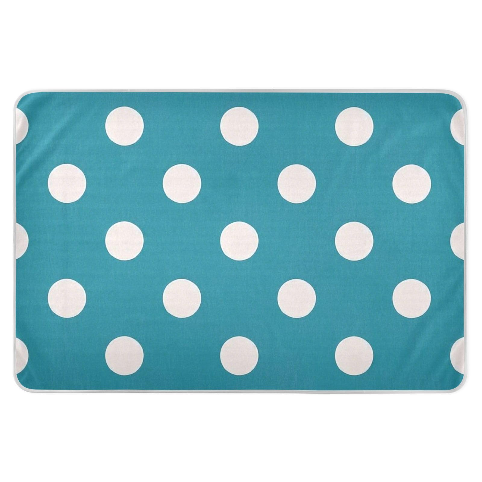 Cartoon Dot Green Potty Training Pad Highly Absorbent Crib Pee Mattress Pad Breathable Pad Liner for Baby Boys Girls , 52