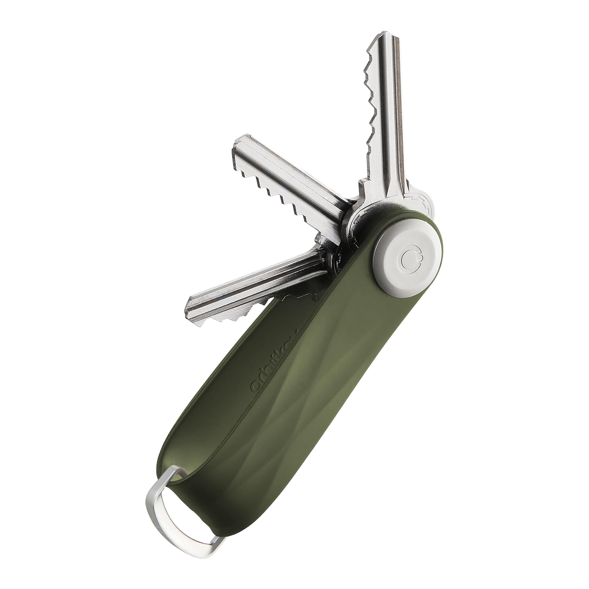Orbitkey Active Key Organizer Lite con anello a D aggiornato | Resistente alle intemperie, meccanismo di bloccaggio in acciaio inox