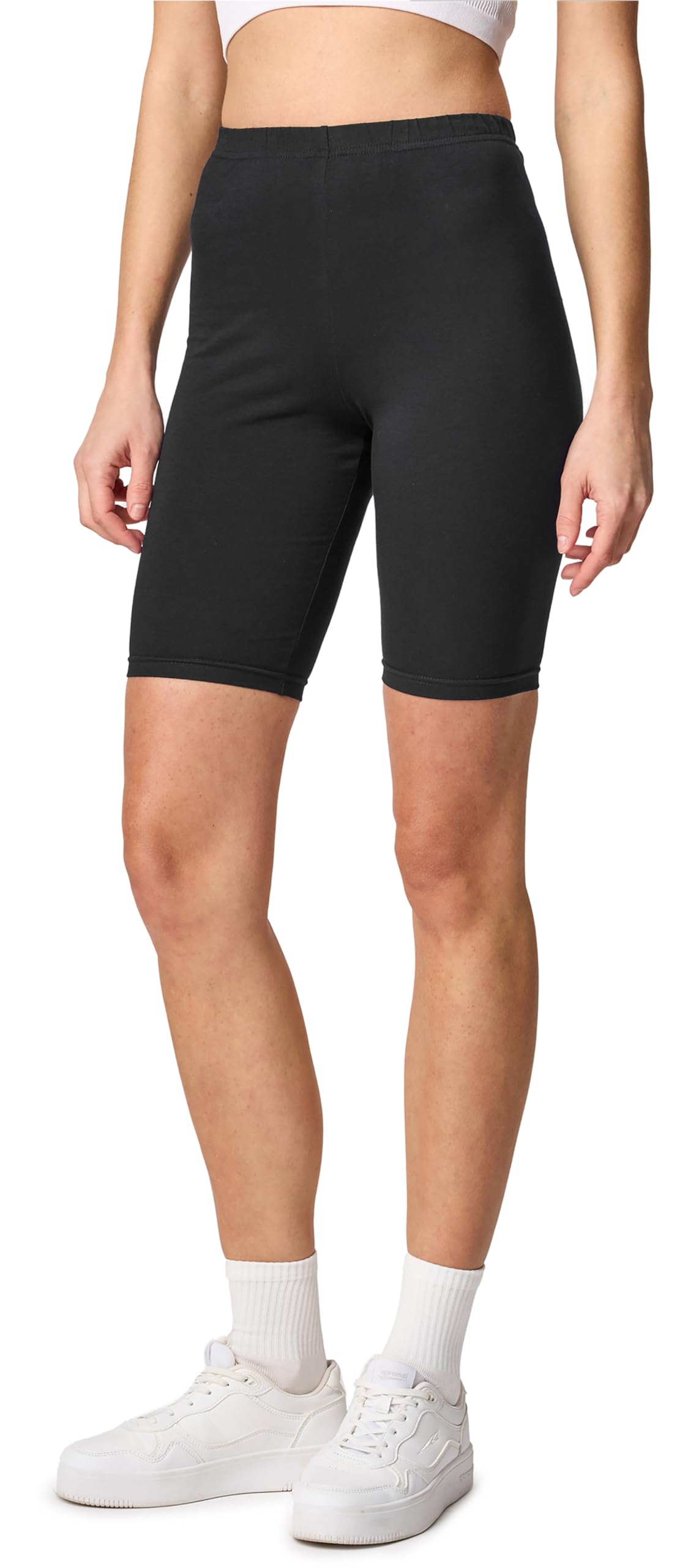 Merry Style Kurze Leggings Damen Shorts aus Baumwolle Komfortable Kurze Hose Radlerhose Ideal für den Alltag und Sportaktivitäten MS10-200