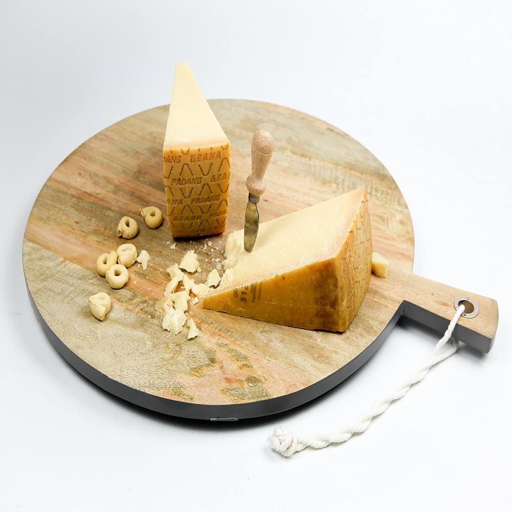 Grana Padano AOP 24 mois, 1 KG, Bêta Caséine A2A2, SANS OMG, Fromage Italien, Lait 100% Italien