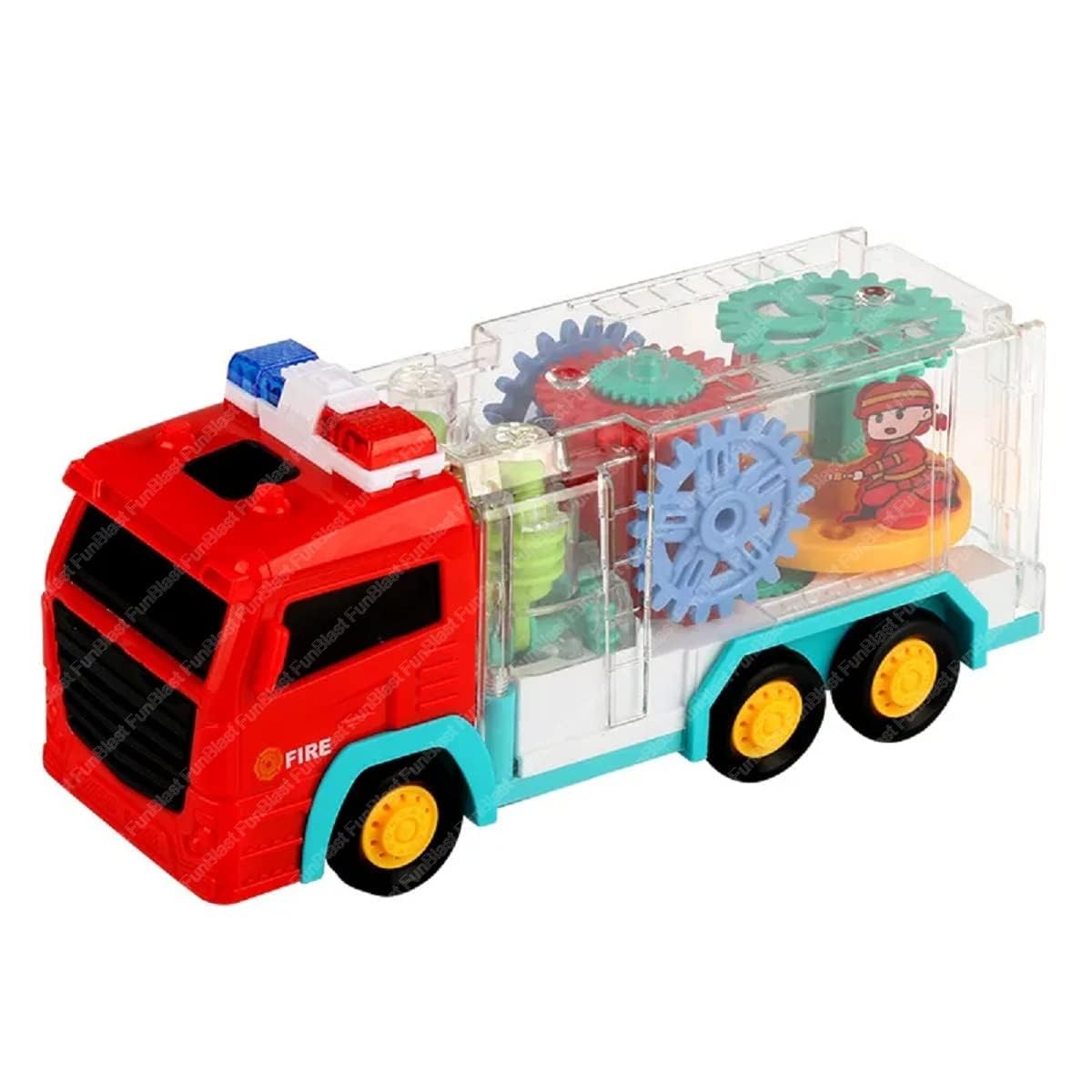 FunBlast Fire Rescue Truck Toy - 360 Degree Rotation Gear Simulation Mechanical Fire Rescue Truck Toy, Toy Vehicle with Sound and Flashing Lights for 3+ Years Boys, Girls, Kids (B0CHJZGRKV) Amazon Price History, Amazon Price Tracker