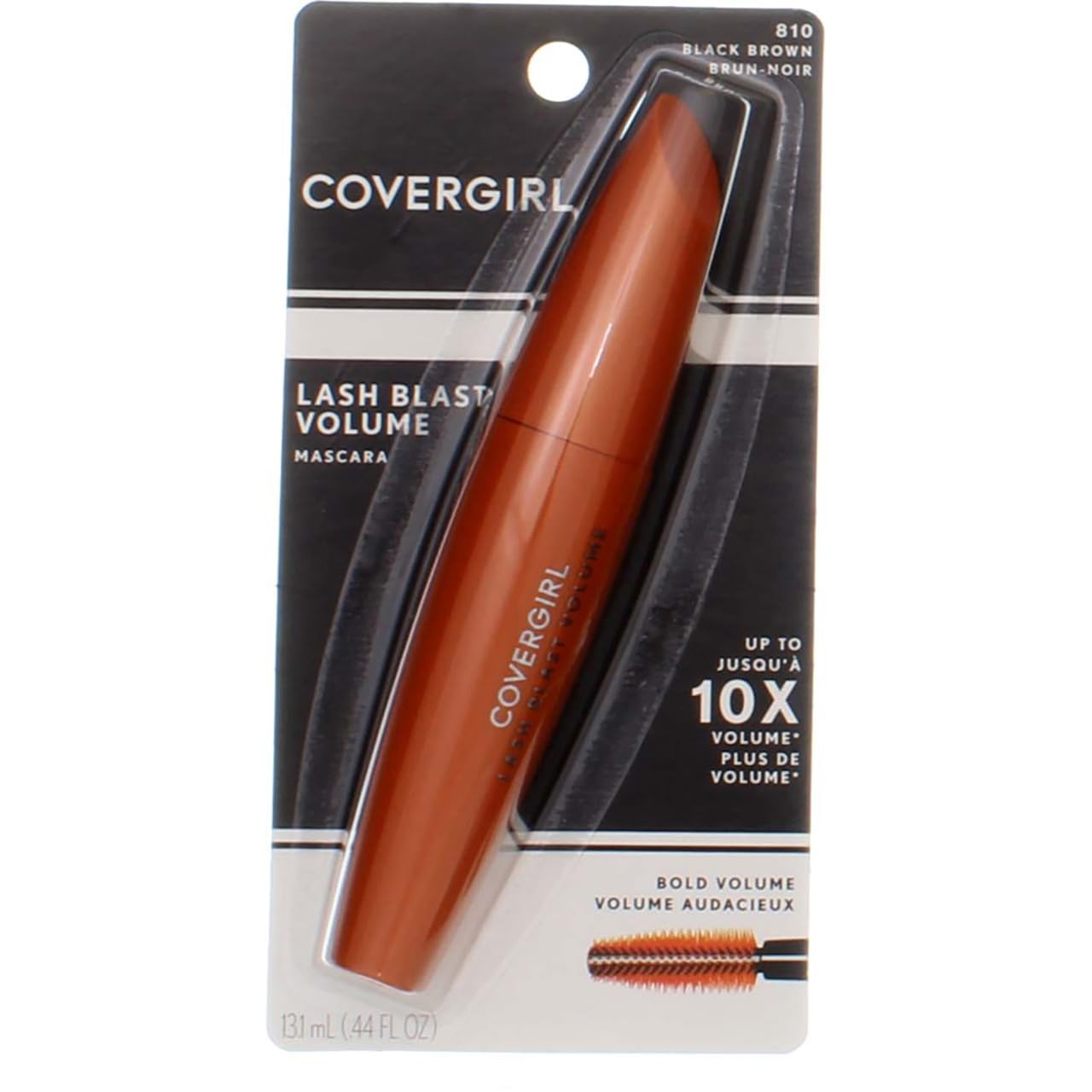 CoverGirl LashBlast Volume Mascara, Black Brown [810], 0.44 oz (Pack of 12)