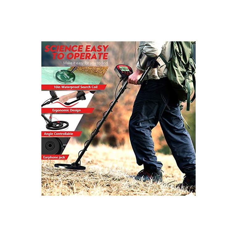 Metal Detectors for Adults, IP68 Waterproof Metal Detector, High