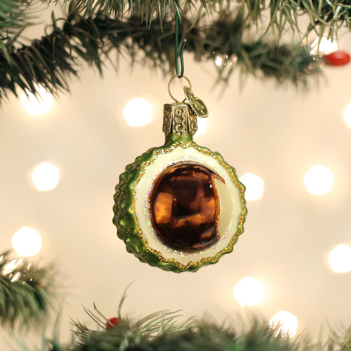 Old World Christmas Donettes Weihnachtsbaumkugel - Handgeblasene Christbaumkugel