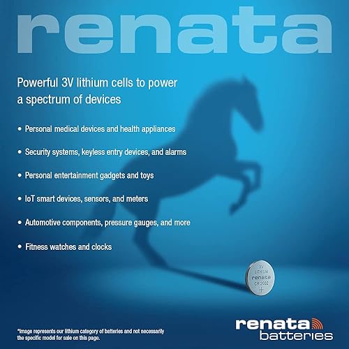 Miniatura 5 de Renata CR1225 Baterías - Batería de litio de 3 V 1225 (10 unidades)