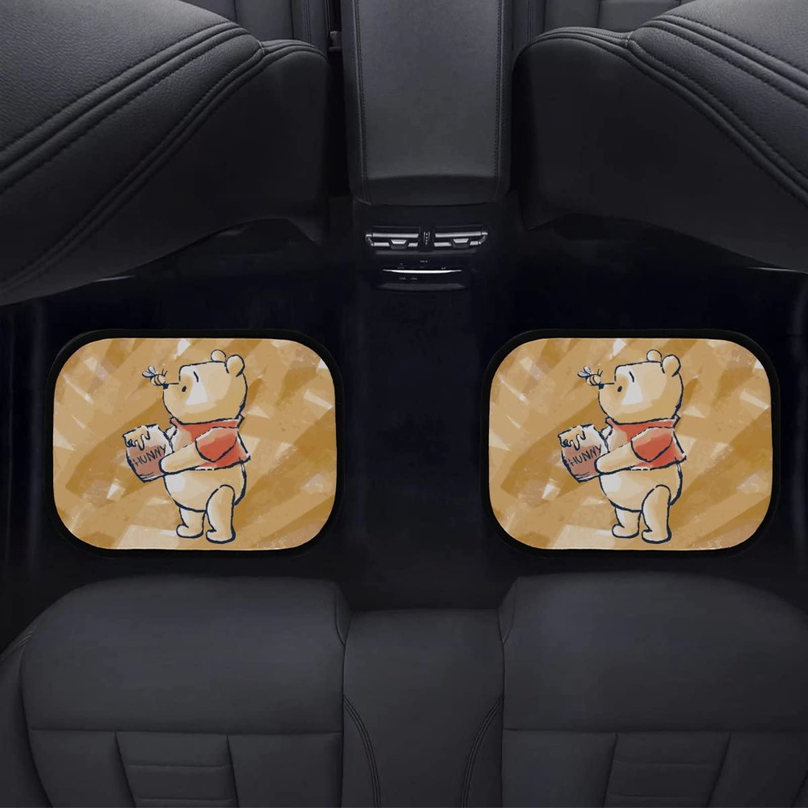 Amazon.co.jp: カーマット くまのプーさん 車用フロアマット 4枚セット 