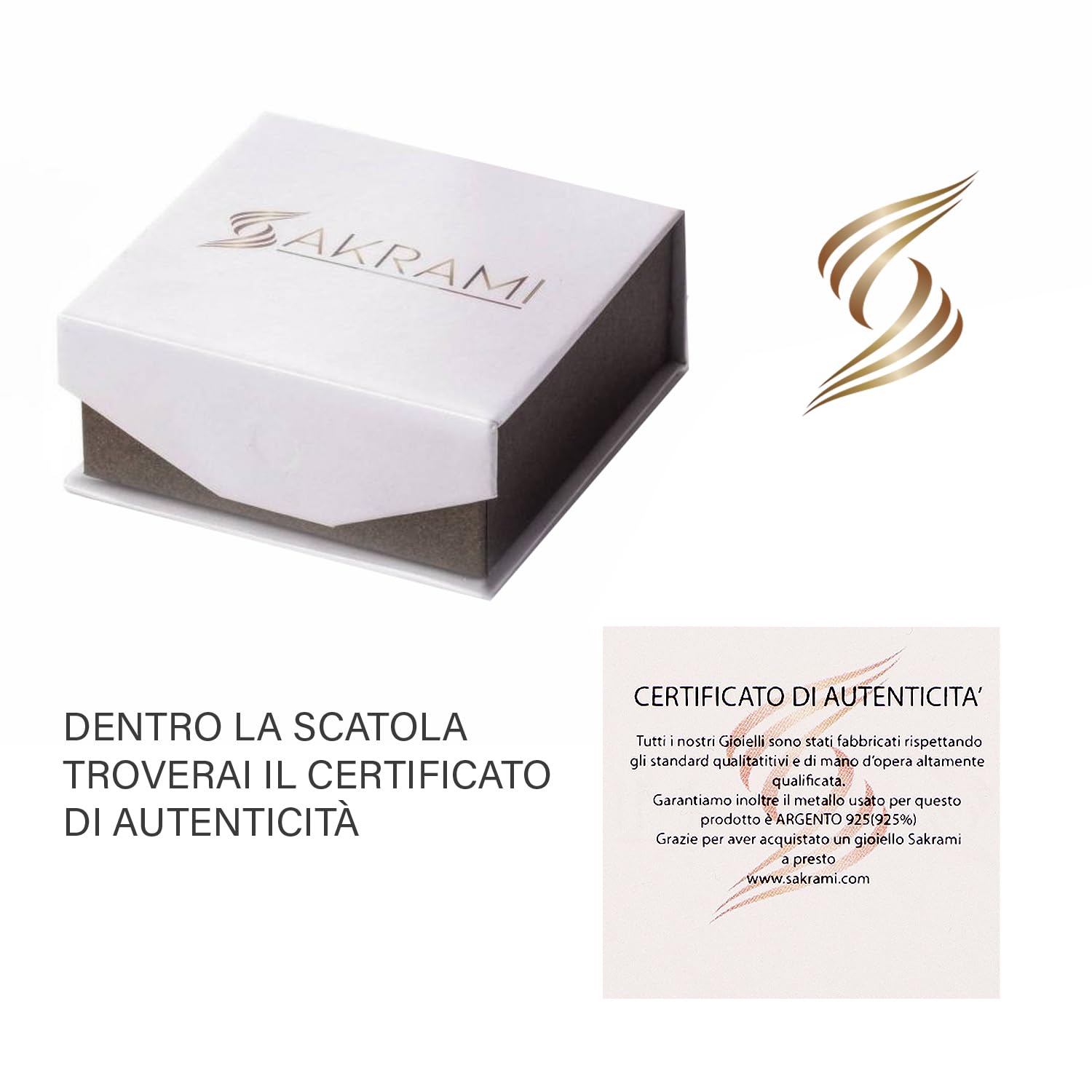 Sakrami Parure di gioielli in Argento 925 da Donna, Collana e Orecchini con cuori in Madreperla, per Donna e Ragazza Amica Mamma, per Compleanno Anniversario Comunione Cresima San Valentino