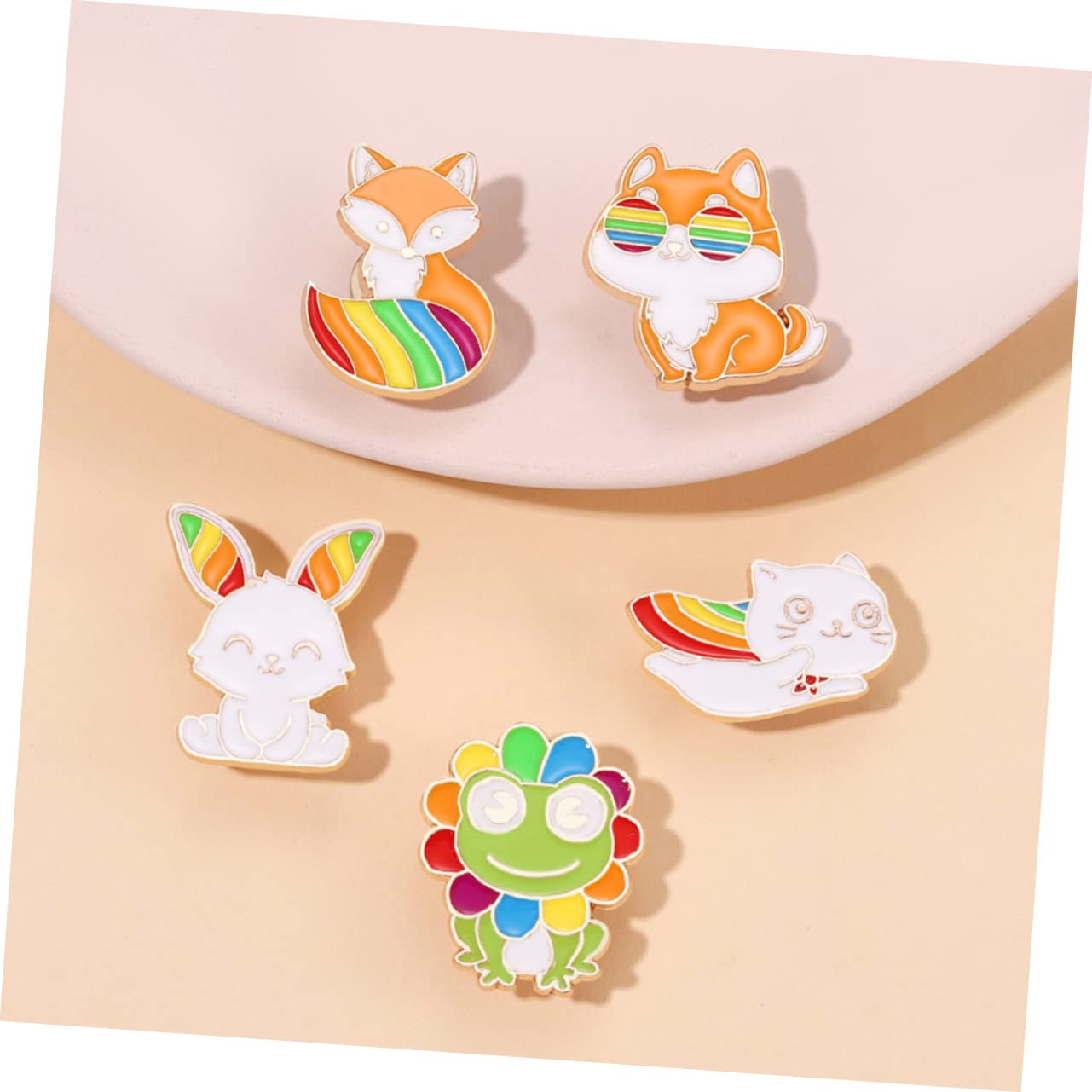 SOIMISS 25stücke Teiliges Cartoon Tier Broschen Bunte Anstecknadeln Für Kleidung Rucksäcke Hüte Und Taschen Kreative Dekoration Für Partys Und Besondere Anlässe