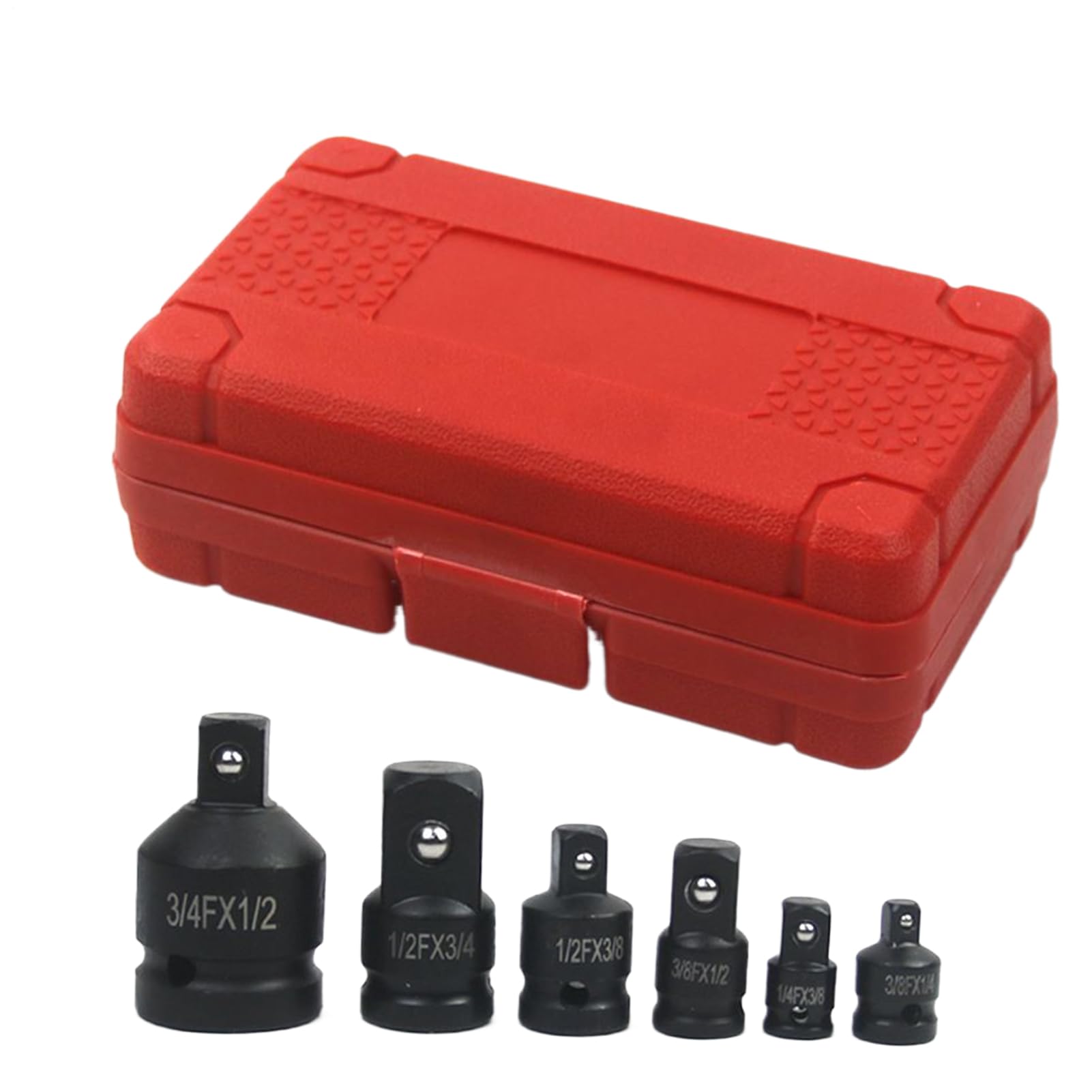 Kit d'adaptateurs de prise de 6 pièces et réducteurs d'entraînement pour construction