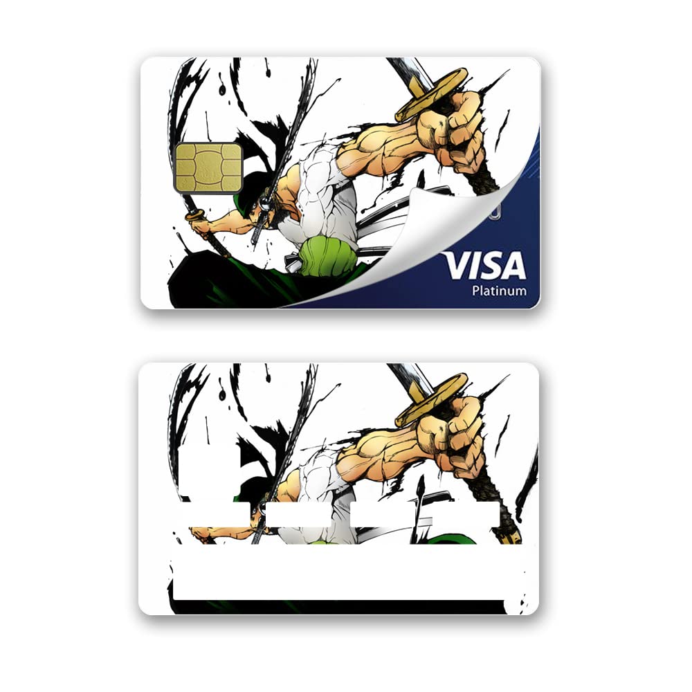 Amazon.com: Pancoke 4Pcs Personalization Card Sticker Anime One Piece  Style,Removal,Credit Card Sticker, Debit Card Sticker, Transportation Card,Key  Card Skin with These Removable Stickers (4) : Office Products