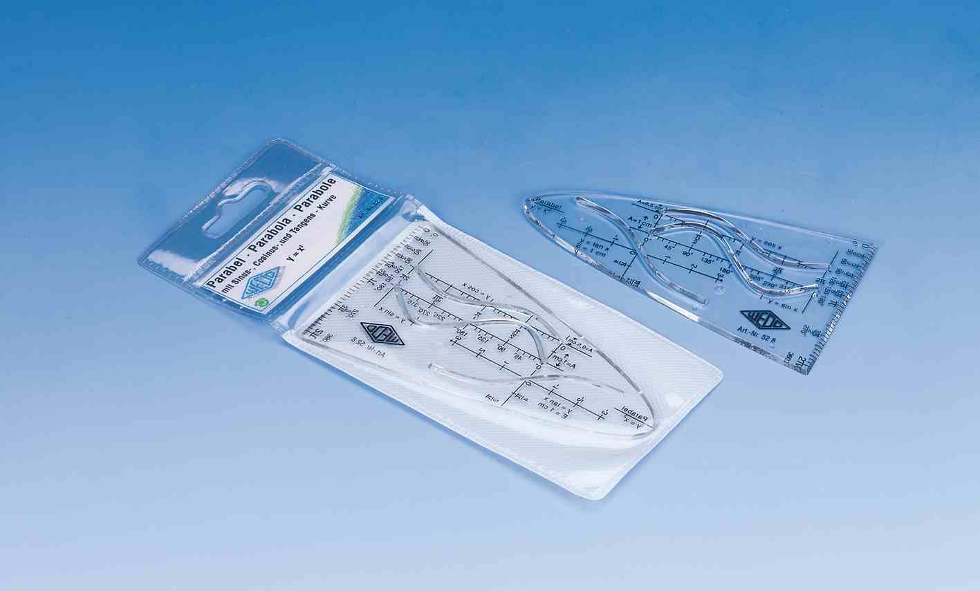 Wedo 528 Desk Y = X² Unit Desk Durable, Transparent