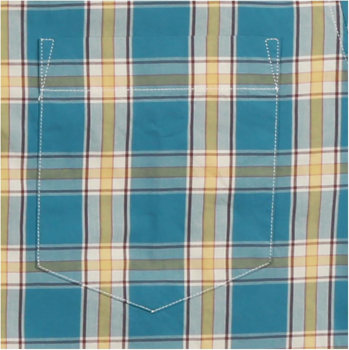 Mens Plaid Long Sleeve Button Down Western Casual Shirt Slim Fit Shirts - Image 3