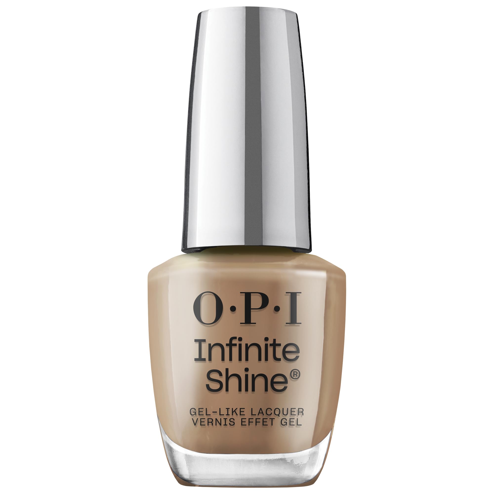 OPI Infinite Shine Brauntöne – vorgehärtete Gel-Technologie ohne UV-Lampe – bis zu 11 Tage Halt – langanhaltender, veganer Nagellack – 15ml