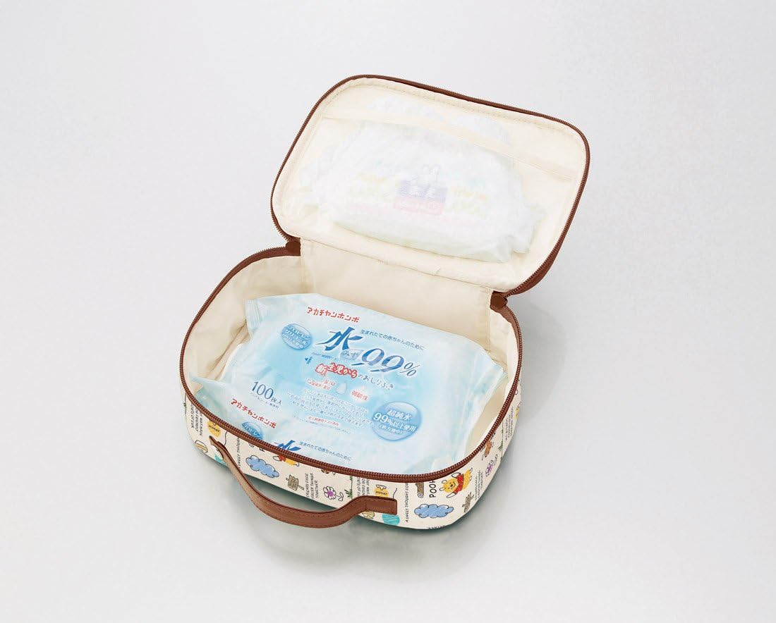 Non-Woven Fabric Diapers Pouch [Pooh (Sketch)]