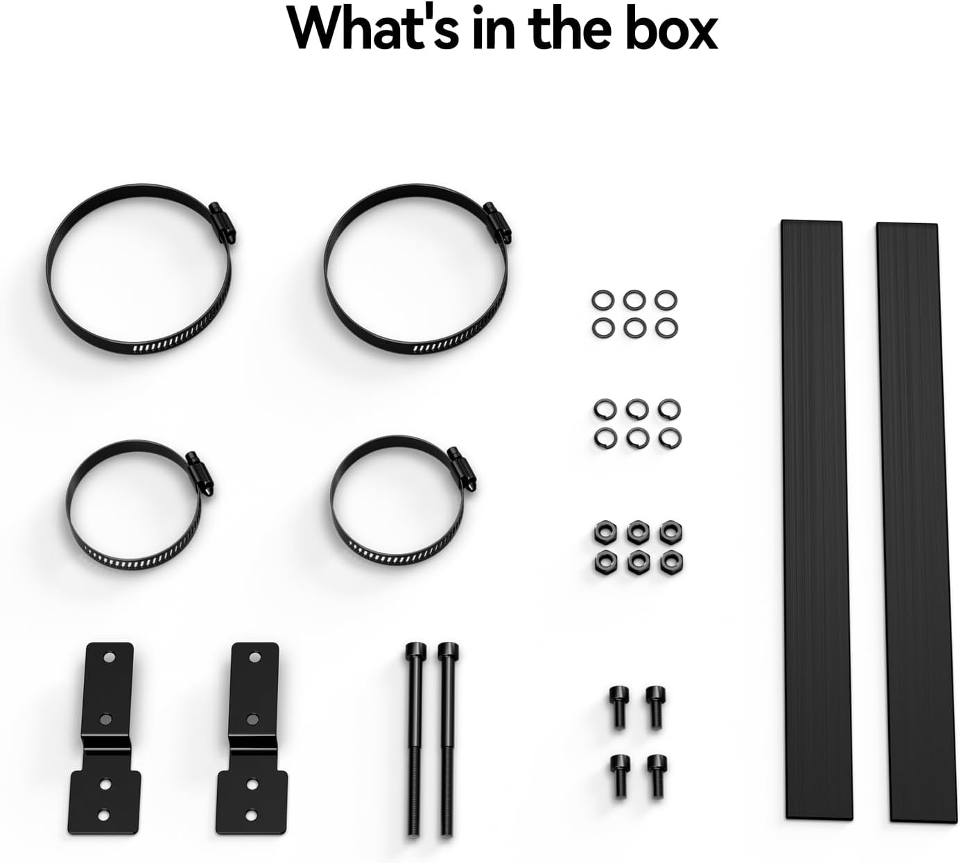 Ehaho Universal Mounting Kit – Z-Type Flat Bracket, Compatible with MT4100, MT4200 Sound Bars for UTVs, ATVs, and Golf Carts