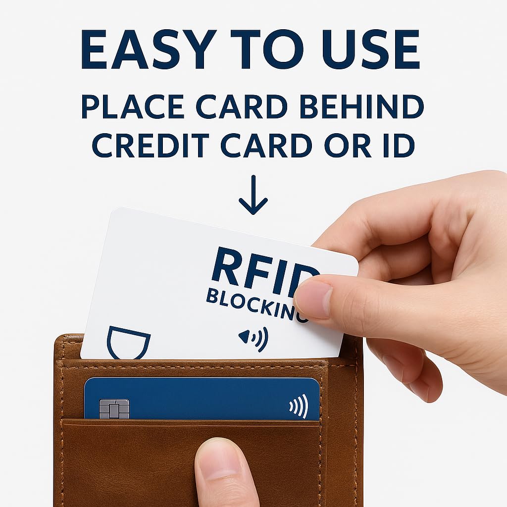 Karty blokujące RFID, 6 sztuk, bezdotykowa ochrona NFC do kredytów, debetów, dowodu osobistego, bankomatu i paszportu, wąska blokada kart antykradzieżowych do portfela i torebki, szare