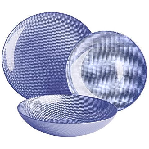 Excelsa Diamond Servicio Vajilla 18 Piezas, Azul Cover