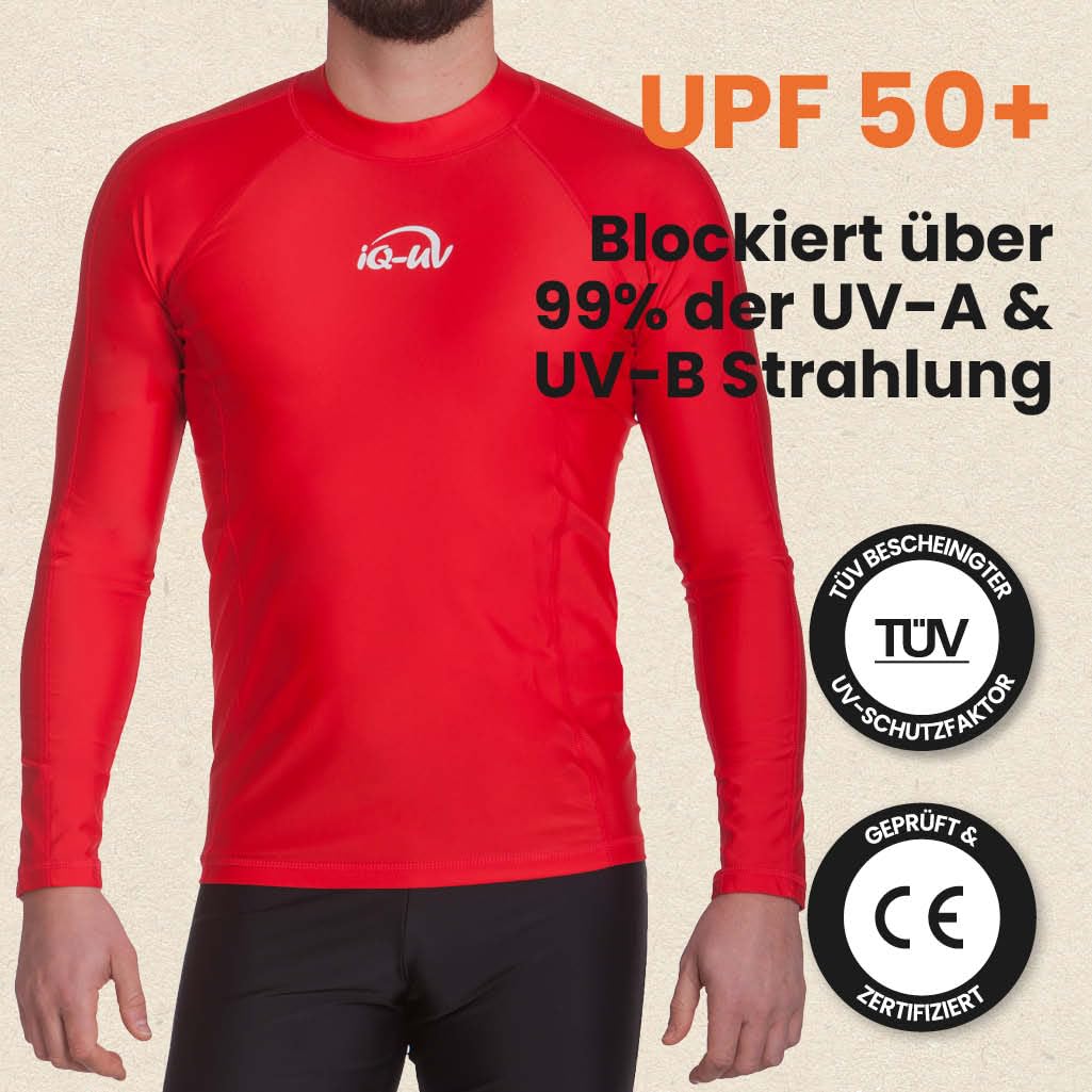 iQ-Company UV 300, Camiseta de Manga Larga con Protección UV para Hombre
