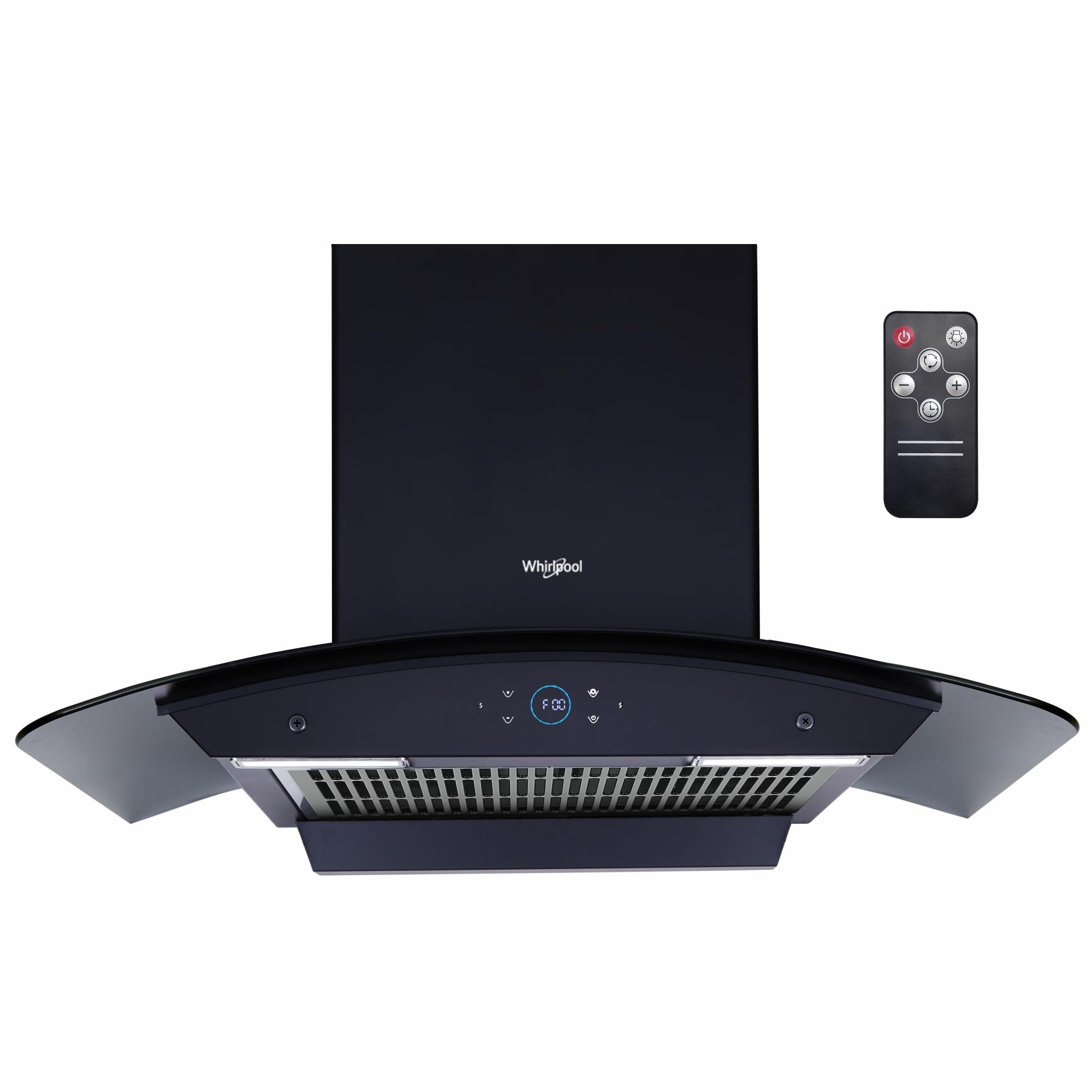Whirlpool Smart Heat Sensor 90cm Kitchen Chimney with Filterless Autoclean Technology | BLDC Motor | With Remote Control (SMARTSENSE ZEN CGFL 904 HAC BLDC BK HOOD)