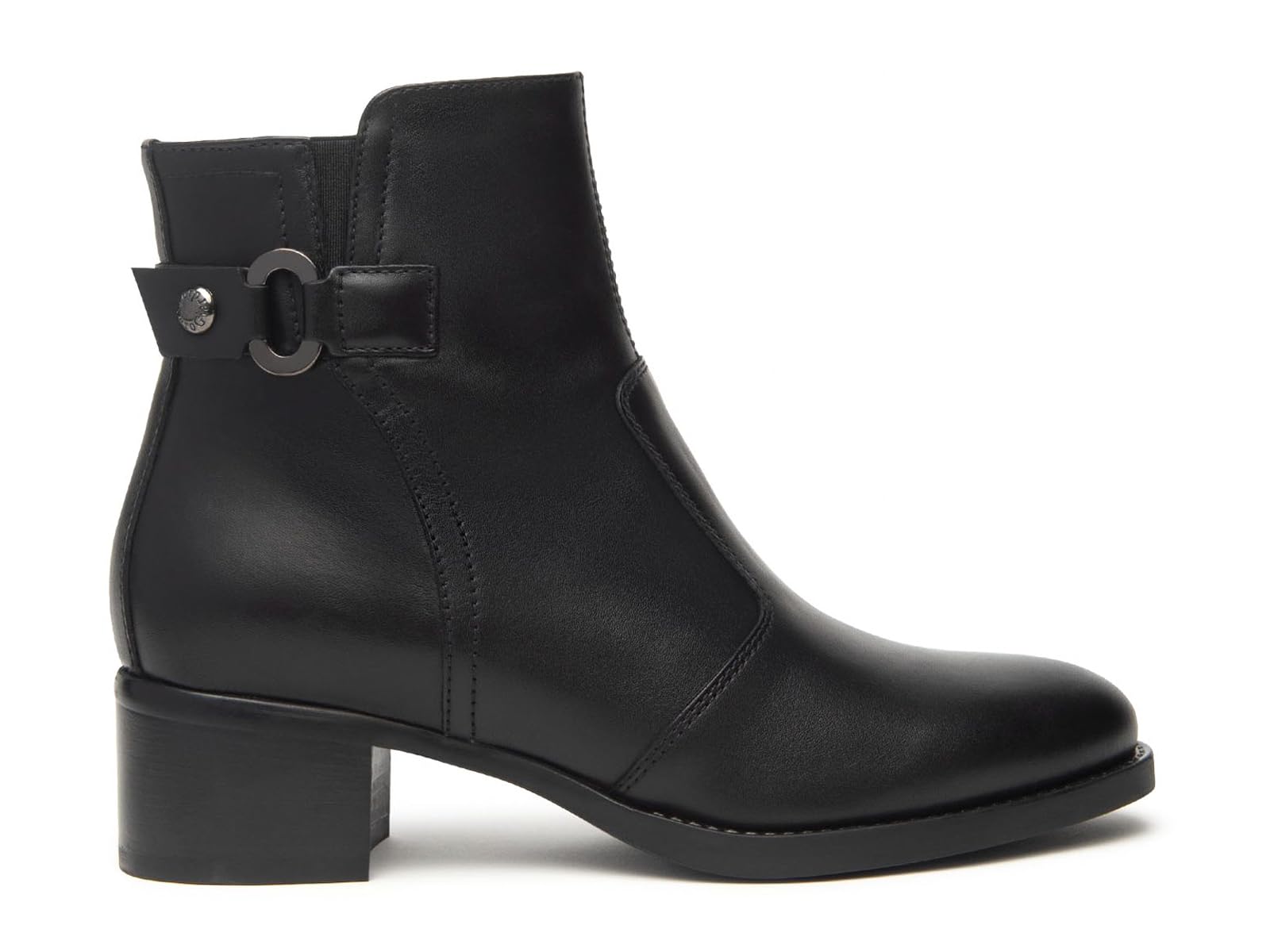 Nero Giardini I513842D stivaletti in pelle nero con tacco 4 cm