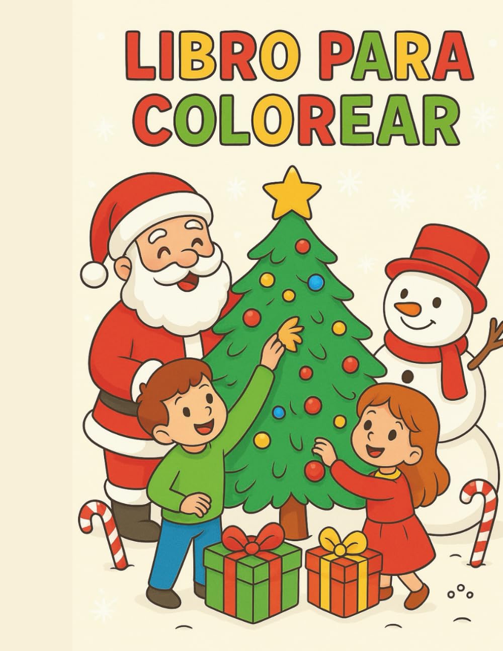 Navidad mágica para colorear