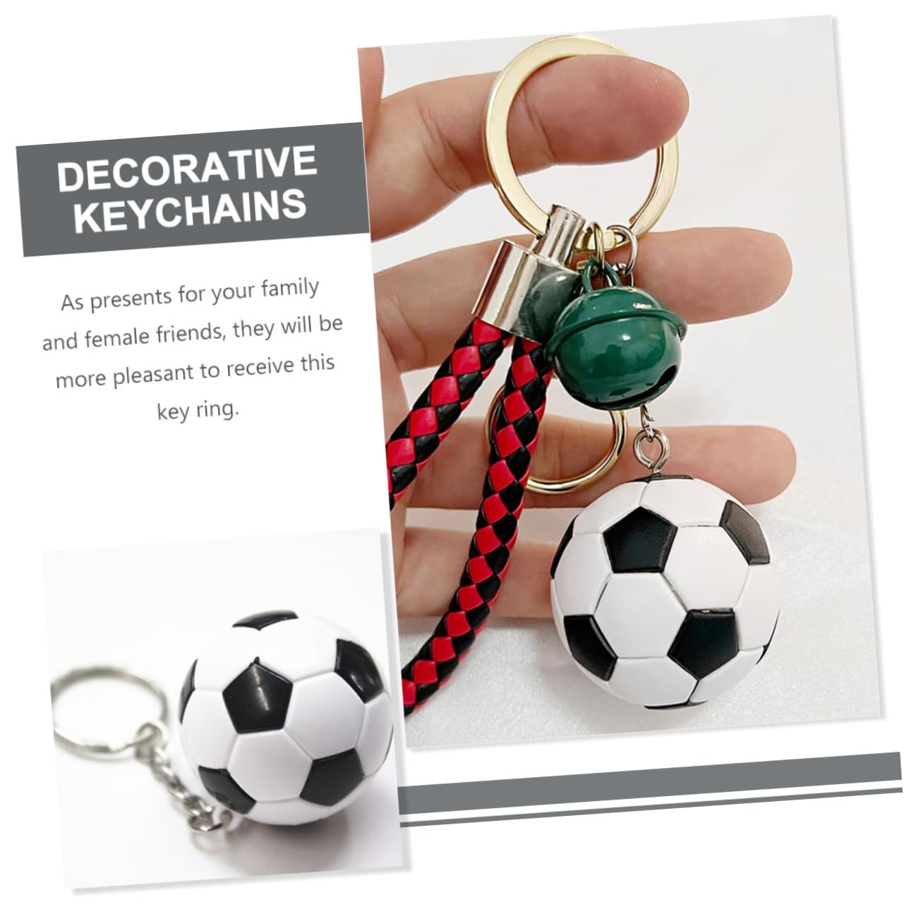 UPKOCH Portachiavi Da Calcio Portachiavi Da Calcio Ma Portachiavi All'Ingrosso Per Feste Di Compleanno A Tema Calcio Mini Anelli Sportivi Da Calcio Portachiavi Da Calcio Per