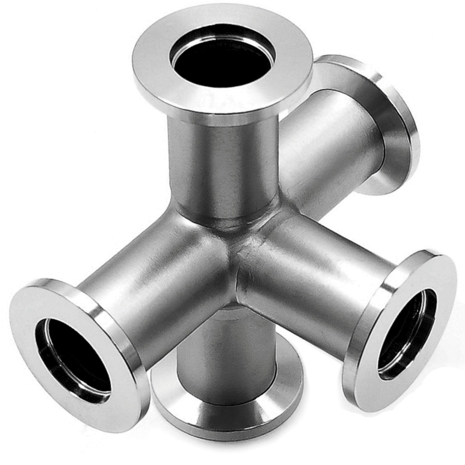 Raccordi for vuoto a croce a 5 vie - Adattatore in acciaio inossidabile for sistemi di vuoto, 1 pcs(KF16)