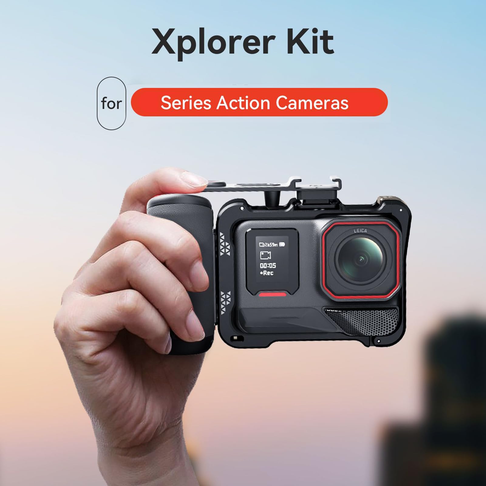 Impugnatura Fotocamera Gimbal Portatile e Supporto Digitale per | Supporto Grip Per Fotocamera Per Selfie E Vlog Quotidiani All'Aperto In Strada Uomo Donna