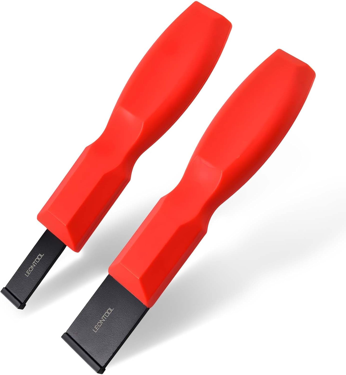 2-Piece Carbide Scraper Set 1-1/4 Inch and 5/8 Inch Super Gasket Scraper Tool for Metal and Automotive, Removing Gasket, Carbon Buildup and Residue from Varied Surfaces