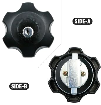Locking Gas Cap Fuel Tank Cap Replacement for Suzuki DR-Z400S Z400SM (E03/E28) 2005-2022, for RV125 VAN VAN 2003-2010, for DR200S 2015-2020, Replaces 44200-29820 44200-29821
