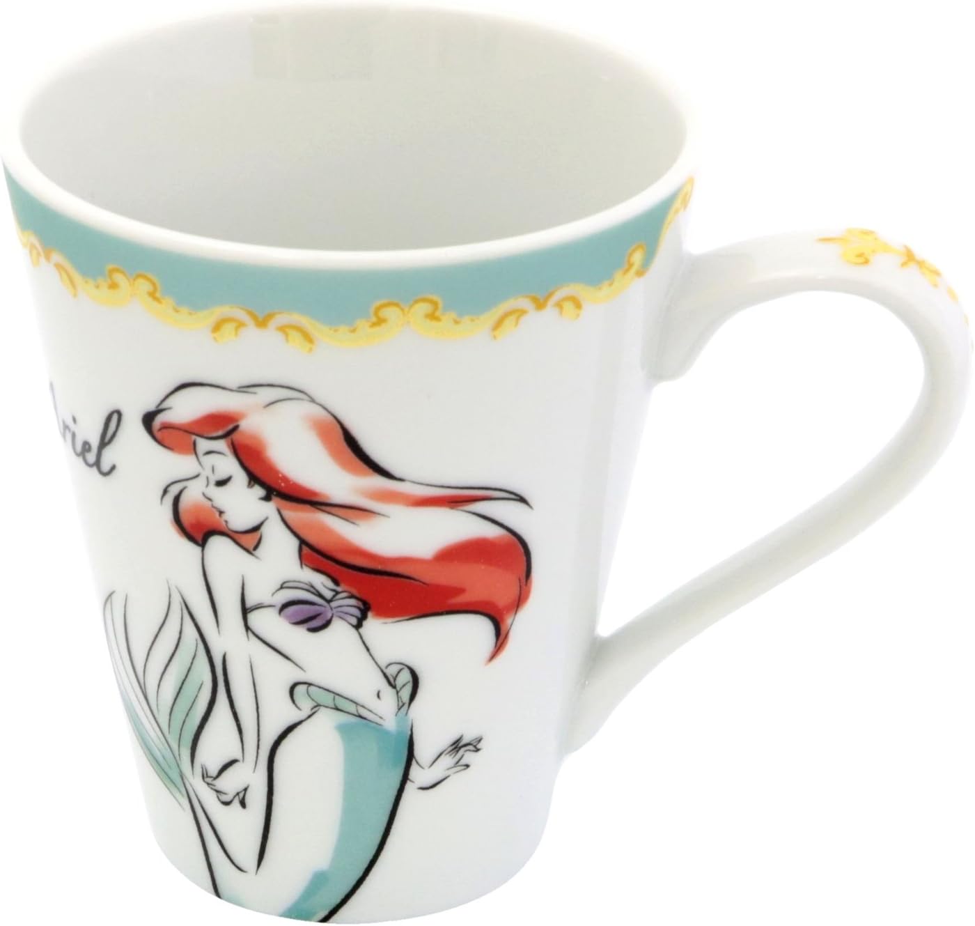 最大80 Offクーポン ディズニー リトル マーメイド アリエル 陶器製マグカップ ２種セット ブルー フラワー ホワイト クラックス Correiodecarajas Com Br
