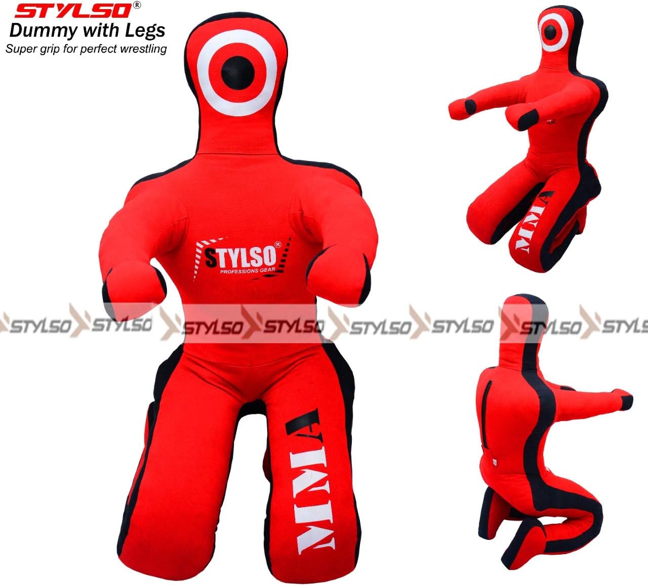 Stylso Wrestling Dummy Grappling Dummies - Jiu Jitsu Dummy BJJ Dummy MMA Dummies Judo Karate Fighting Dummy Un-Filled - Sitting - (Blue) : Sports & Outdoors