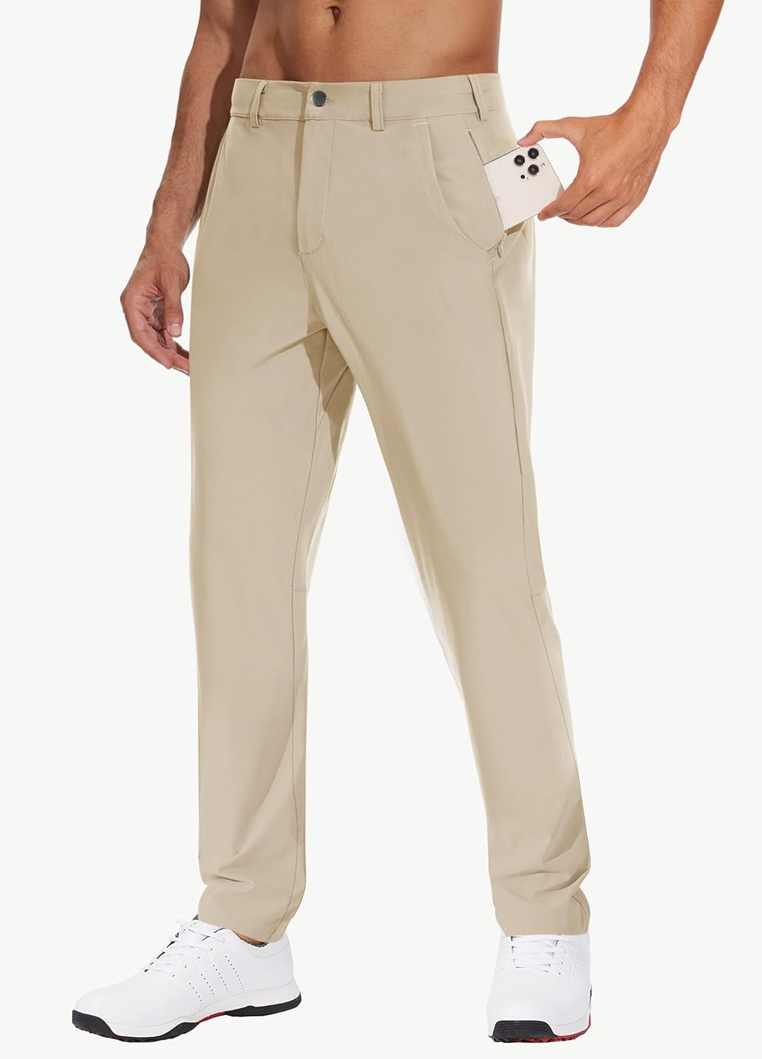 JWM Men's Golf Dress Pant Stretch - 30" Work Business Casual Comfy Trousers Slacks Quick Dry Lightweight Thickened - Image 3