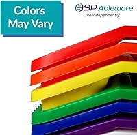 Vista 3 de SP Ableware Maddak Ableware - Bandeja de cama (el color puede variar) (764170000), surtido, universal (49260) (paquete de 2)